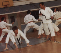 Nakayama Sensei et Alain Faucher en 1972